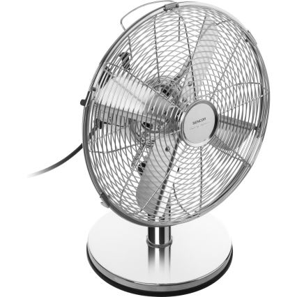 Sencor - Galda ventilators 35W/230V spīdīga hroma apdare