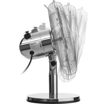 Sencor - Galda ventilators 35W/230V spīdīga hroma apdare