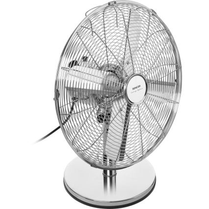 Sencor - Galda ventilators 50W/230V spīdīgs hroms