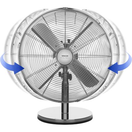 Sencor - Galda ventilators 50W/230V spīdīgs hroms