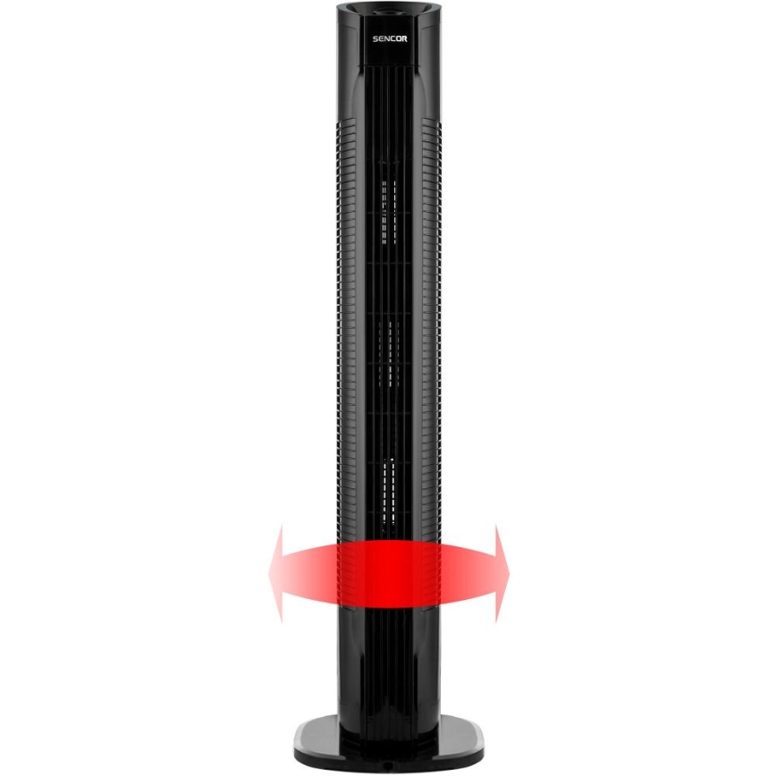 Sencor - Grīdas ventilators 50W/230V melna