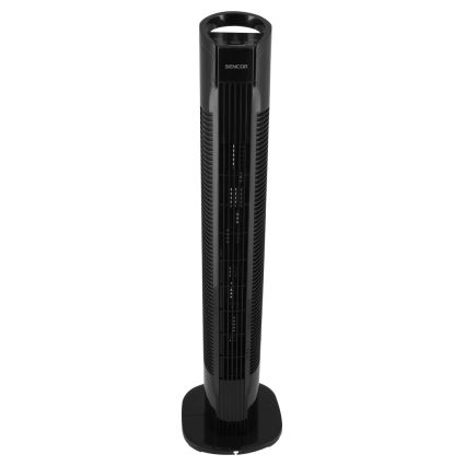 Sencor - Grīdas ventilators 50W/230V melns + tālvadības pults