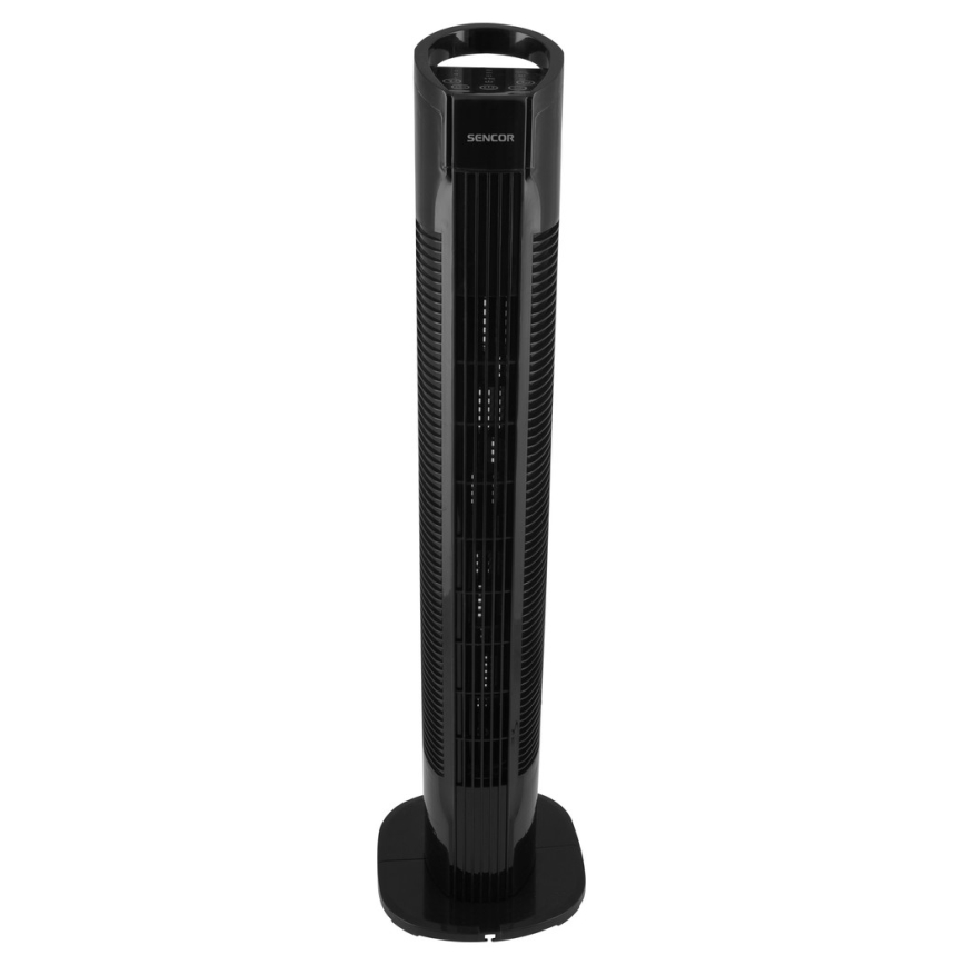 Sencor - Grīdas ventilators 50W/230V melns + tālvadības pults