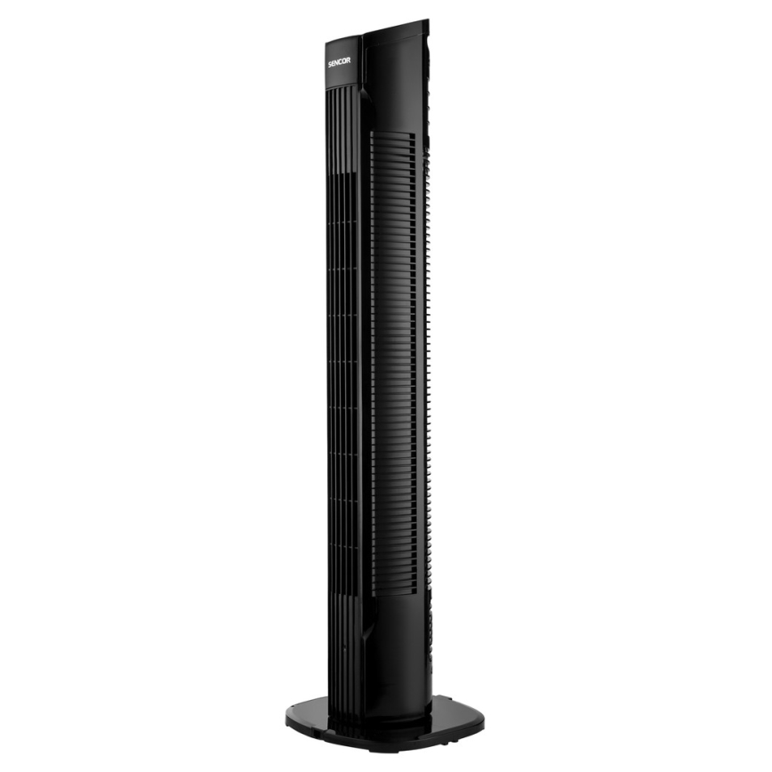 Sencor - Grīdas ventilators 50W/230V melns + tālvadības pults