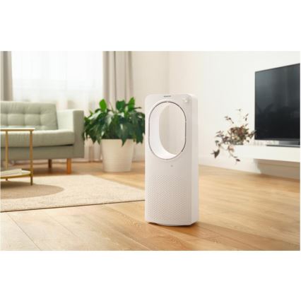 Sencor - Grīdas ventilators bez lāpstiņām 50W/230V balta