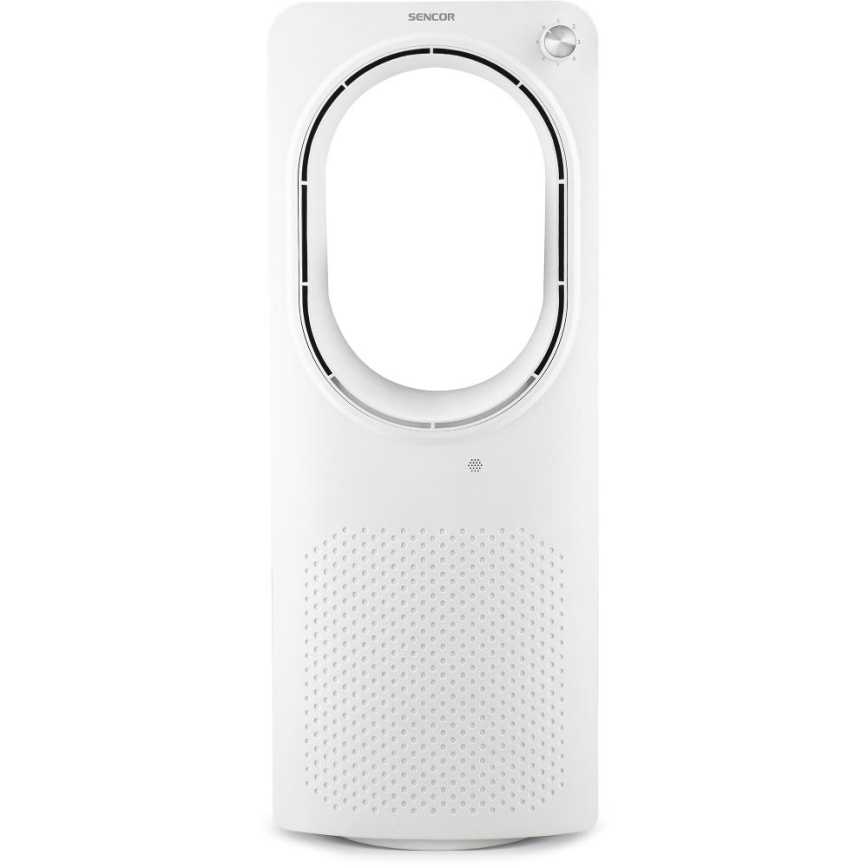 Sencor - Grīdas ventilators bez lāpstiņām 50W/230V balta