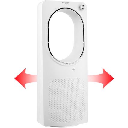 Sencor - Grīdas ventilators bez lāpstiņām 50W/230V balta