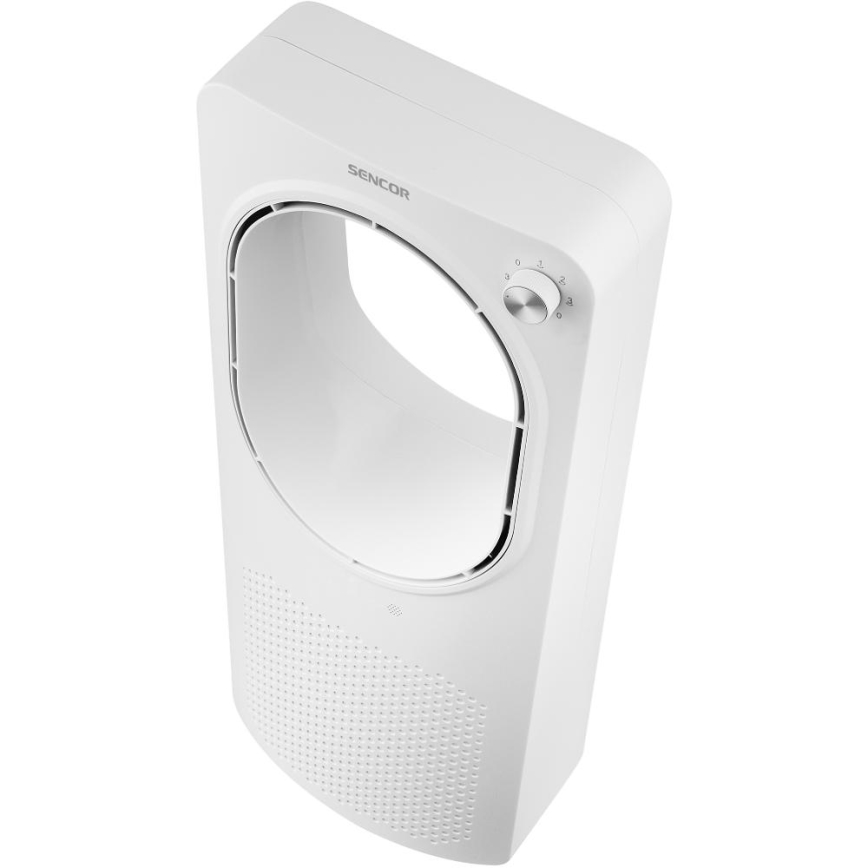Sencor - Grīdas ventilators bez lāpstiņām 50W/230V balta
