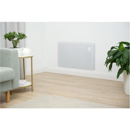 Sencor - Viedais elektriskais tiešsildītājs/konvektors 2000W/230V IP24 Wi-Fi balts + tālvadība