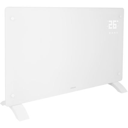 Sencor - Viedais elektriskais tiešsildītājs/konvektors 2000W/230V IP24 Wi-Fi balts + tālvadība