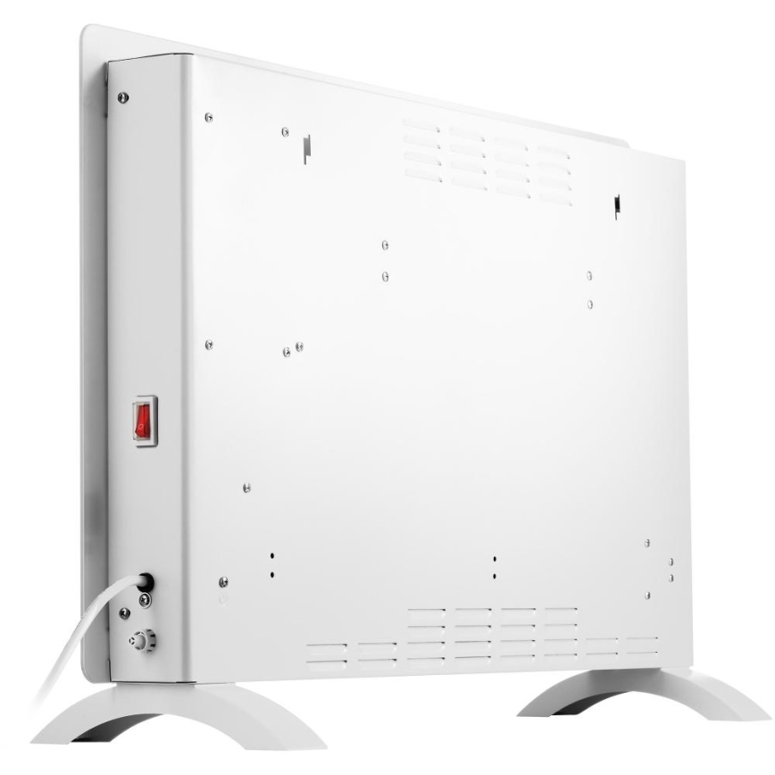 Sencor - Viedais elektriskais tiešsildītājs/konvektors 2000W/230V IP24 Wi-Fi balts + tālvadība