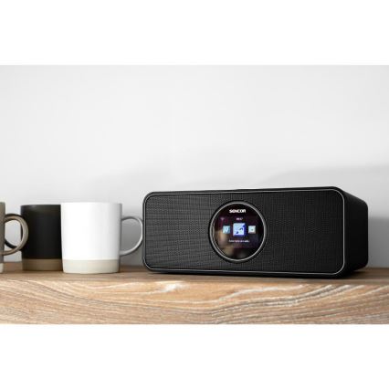 Sencor - Interneta radio 14W/5V Wi-Fi + tālvadības pults