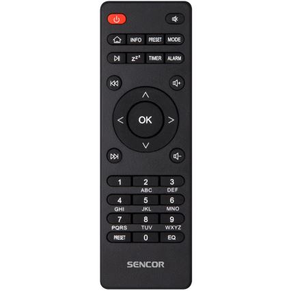 Sencor - Interneta radio 14W/5V Wi-Fi + tālvadības pults