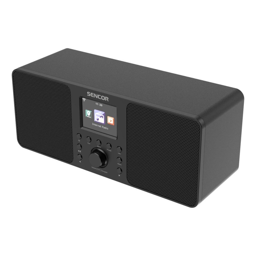 Sencor - Interneta radio 20W/5V Wi-Fi ar tālvadību