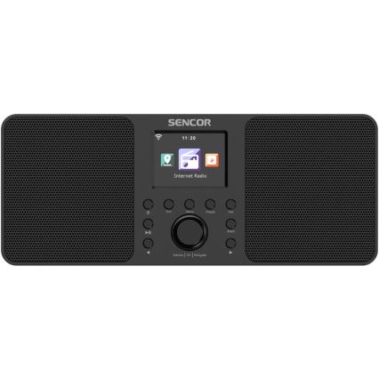 Sencor - Interneta radio 20W/5V Wi-Fi ar tālvadību