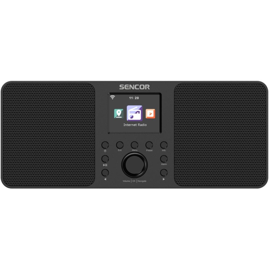 Sencor - Interneta radio 20W/5V Wi-Fi ar tālvadību