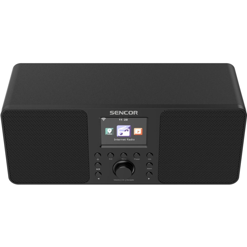 Sencor - Interneta radio 20W/5V Wi-Fi ar tālvadību