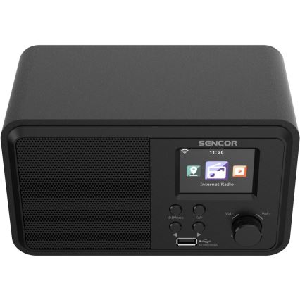 Sencor - Interneta radio 4W/5V Wi-Fi ar tālvadību