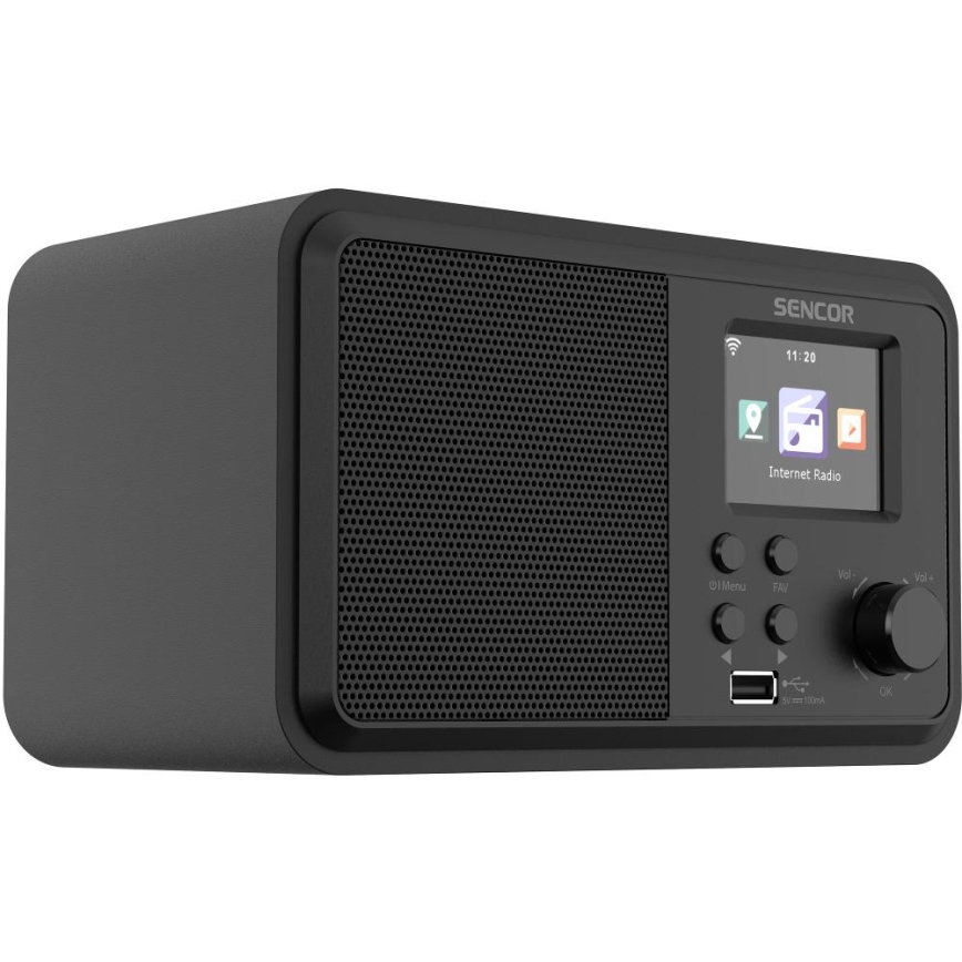 Sencor - Interneta radio 4W/5V Wi-Fi ar tālvadību