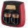Sencor - Kafijas automāts ar divām krūzēm 500W/230V sarkana/melna