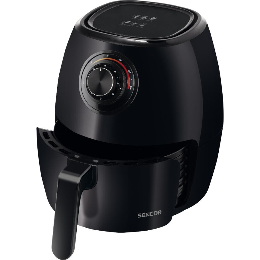 Sencor - Karstā gaisa fritēšanas ierīce 3,5 l 1300W/230V melna