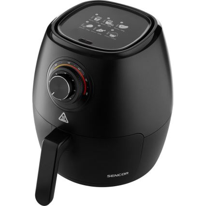 Sencor - Karstā gaisa fritēšanas ierīce 3,5 l 1300W/230V melna