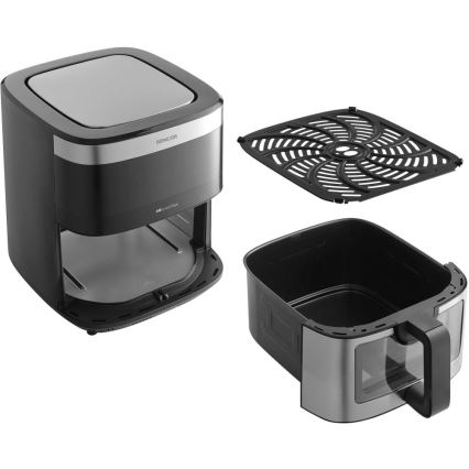 Sencor - Karstā gaisa fritieris 9 l 1700W/230V melns/matēts hroms