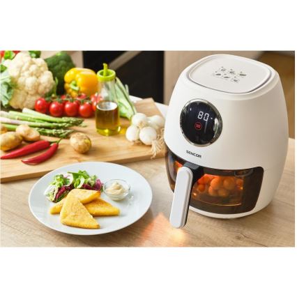 Sencor - Karstgaisa fritéze 3,5 l 1300W/230V balta
