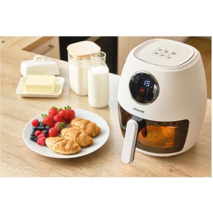 Sencor - Karstgaisa fritéze 3,5 l 1300W/230V balta
