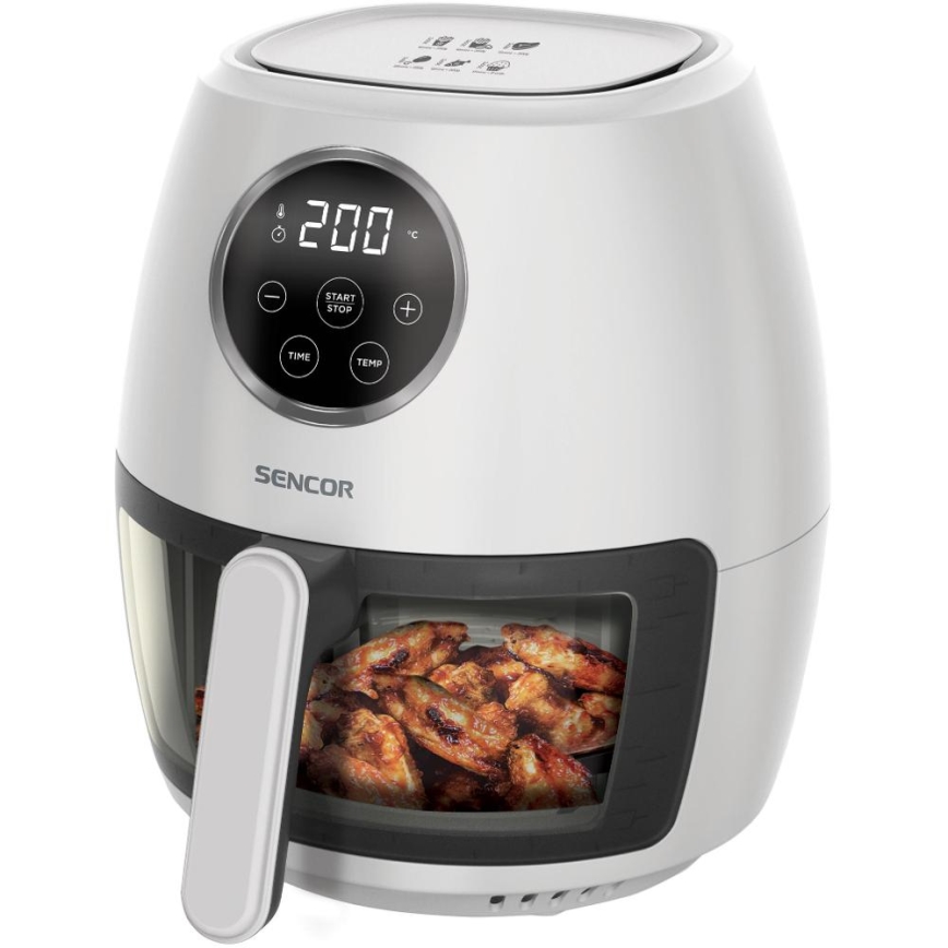 Sencor - Karstgaisa fritéze 3,5 l 1300W/230V balta