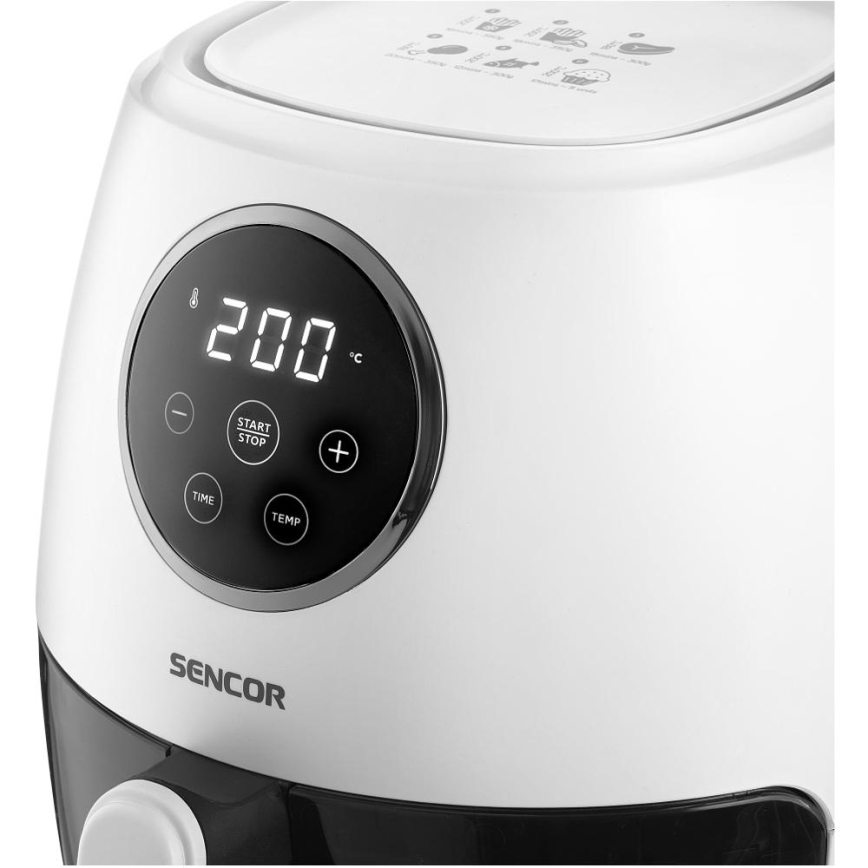 Sencor - Karstgaisa fritéze 3,5 l 1300W/230V balta