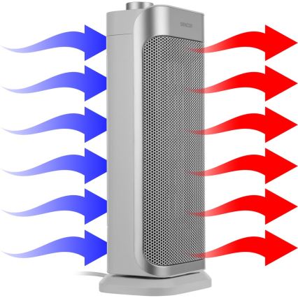 Sencor - Keramikas ventilators ar sildītāju un termostatu 1000/2000W/230V