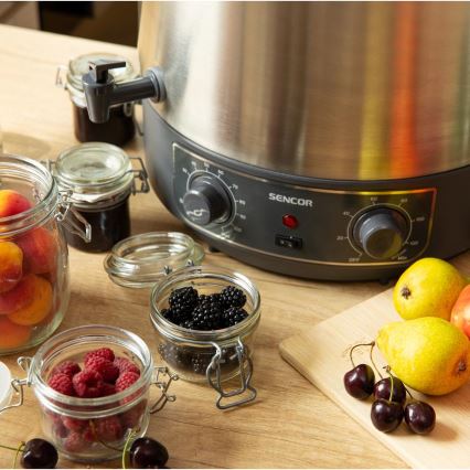 Sencor - konservēšanas katls 27 l 1800W/230V nerūsējošais tērauds/pelēks