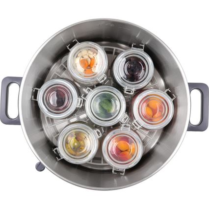 Sencor - konservēšanas katls 27 l 1800W/230V nerūsējošais tērauds/pelēks