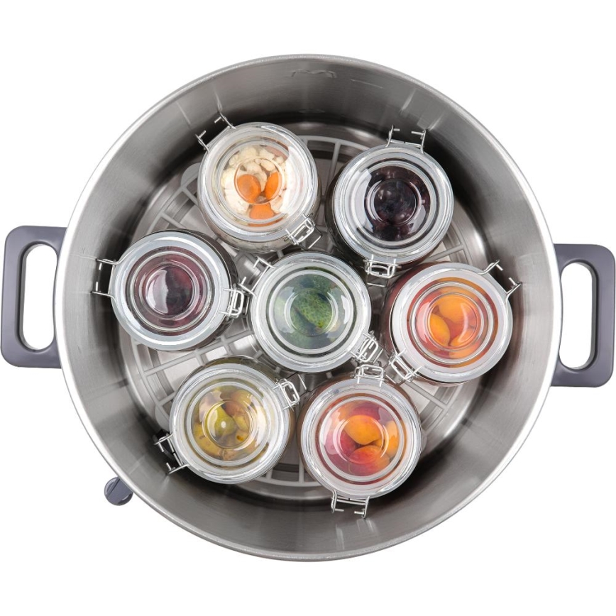 Sencor - konservēšanas katls 27 l 1800W/230V nerūsējošais tērauds/pelēks