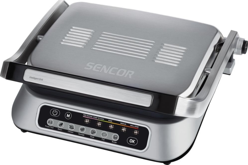 Sencor - Kontaktgrils 2100W/230V matēts hroms
