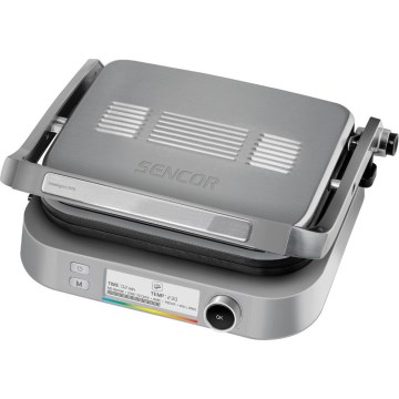 Sencor - Kontaktgrils 2100W/230V matēts hroms