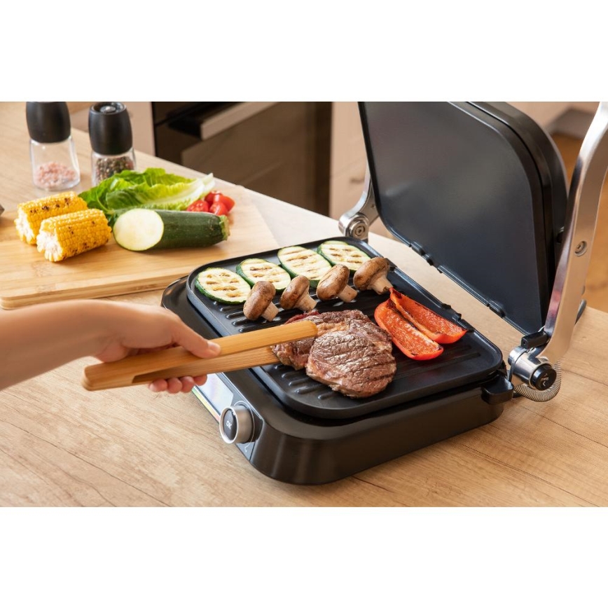 Sencor - Kontaktgrils 2100W/230V melns