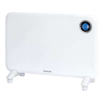Sencor - Konvekcijas sildītājs ar LCD displeju un termostatu 750W/1500W/230V IP24