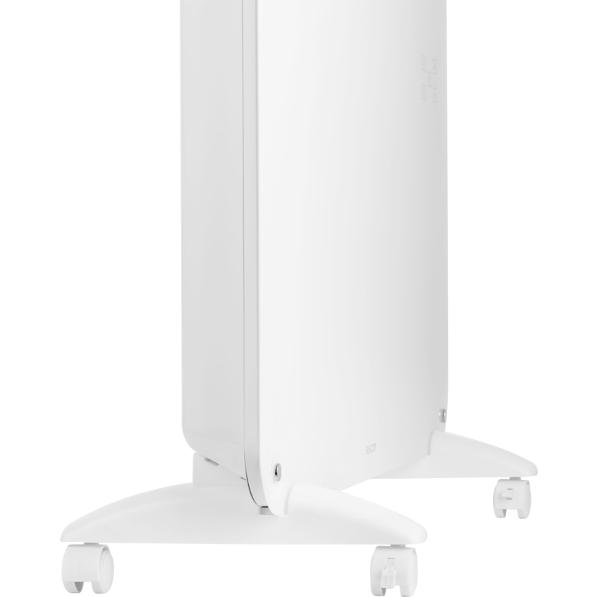Sencor - Konvekcijas sildītājs ar LCD ekrānu 750W/1500W/230V Wi-Fi Tuya IP24 balts + tālvadības pults