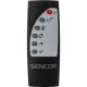 Sencor - Konvekcijas sildītājs ar LCD ekrānu 750W/1500W/230V Wi-Fi Tuya IP24 balts + tālvadības pults