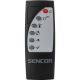 Sencor - Konvekcijas sildītājs ar LCD ekrānu 750W/1500W/230V Wi-Fi Tuya IP24 melns + tālvadības pults