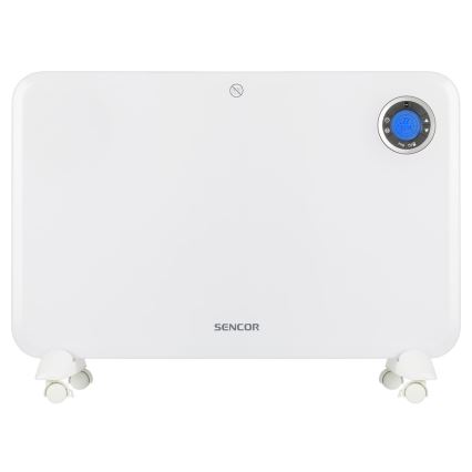 Sencor - Konvekcijas sildītājs ar LCD ekrānu un termostatu 750W/1500W/230V IP24