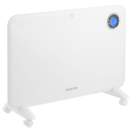 Sencor - Konvekcijas sildītājs ar LCD ekrānu un termostatu 750W/1500W/230V IP24