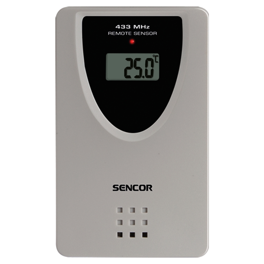 Sencor - Meteostacija ar krāsa LCD display, modinātāja pulkstenis un projektors 2xAA + 2xAAA