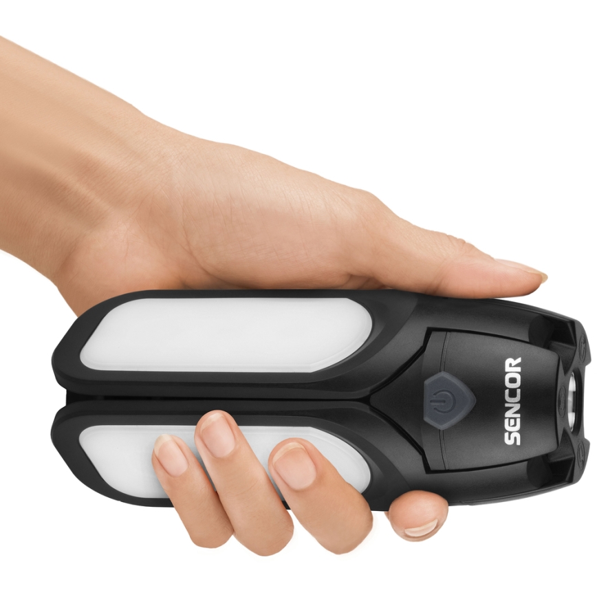Sencor - LED uzlādējams kempinga lukturis ar saules paneli LED/3W/1600 mAh IPX4