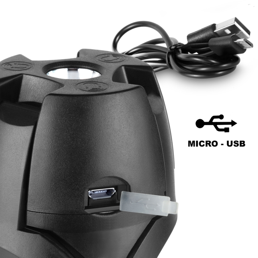 Sencor - LED uzlādējams kempinga lukturis ar saules paneli LED/3W/1600 mAh IPX4