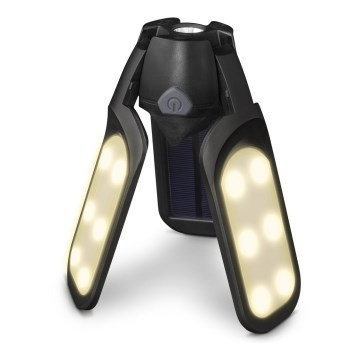 Sencor - LED uzlādējamais kempinga lukturis ar saules paneli LED/3W/1600 mAh IPX4