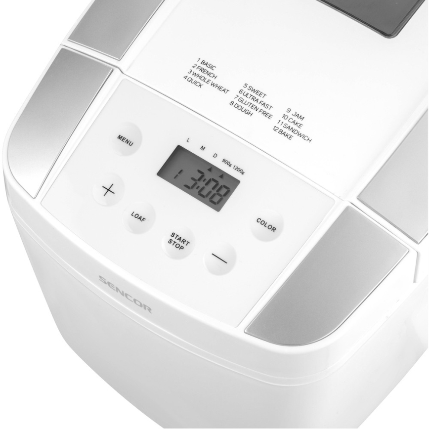 Sencor - Maizes cepšanas ierīce ar LCD ekrānu 800W/230V