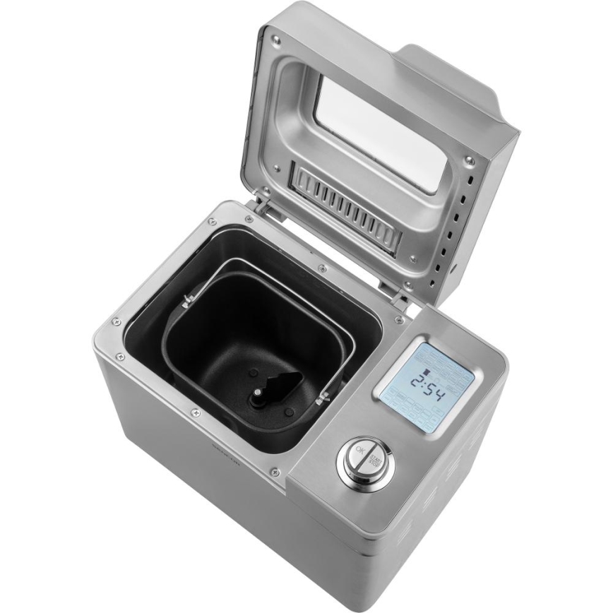 Sencor - mājas maizes automāts 550W/230V matēts hroms